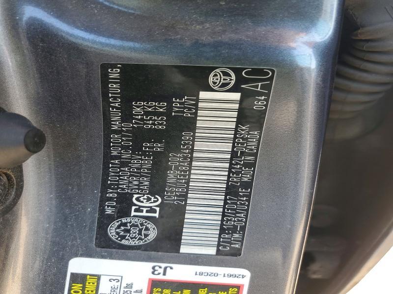 2010 Toyota Corolla Base