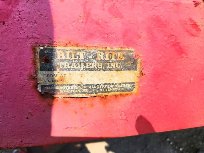 1992 Bilt-Rite Utility Trailer