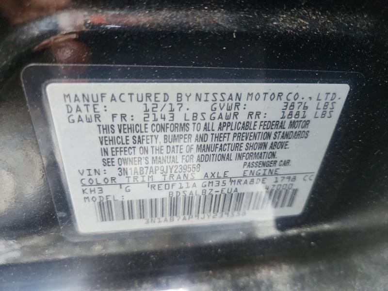2018 Nissan Sentra s