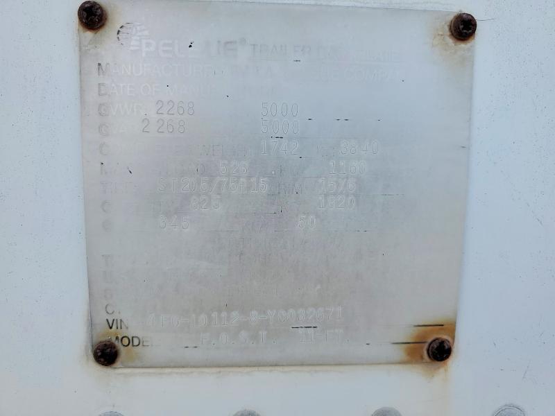 2000 Pelsue Fiber Optic Splicing Trailer