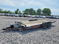 Salvage trucks for sale at Eldridge, IA auction: 2023 H & H H8220EX-100 Equipment Trailer