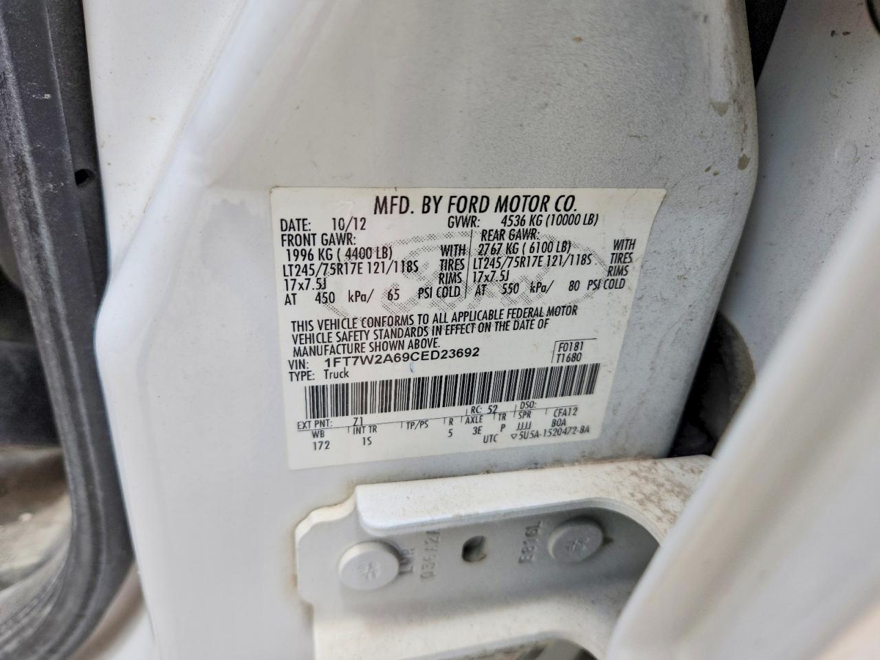 2012 Ford F250 Super Duty