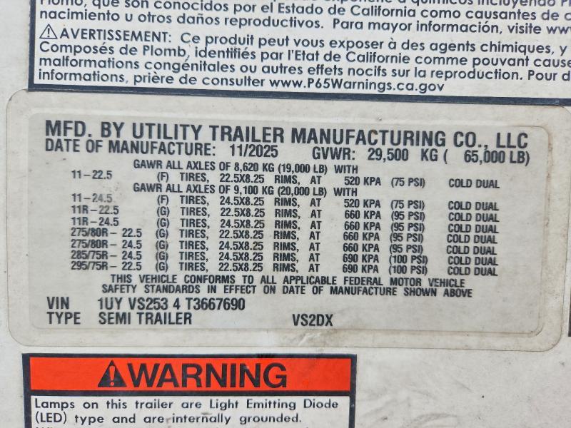 2026 Utility Trailer Manufactu Trailers-DRY Van Trailer
