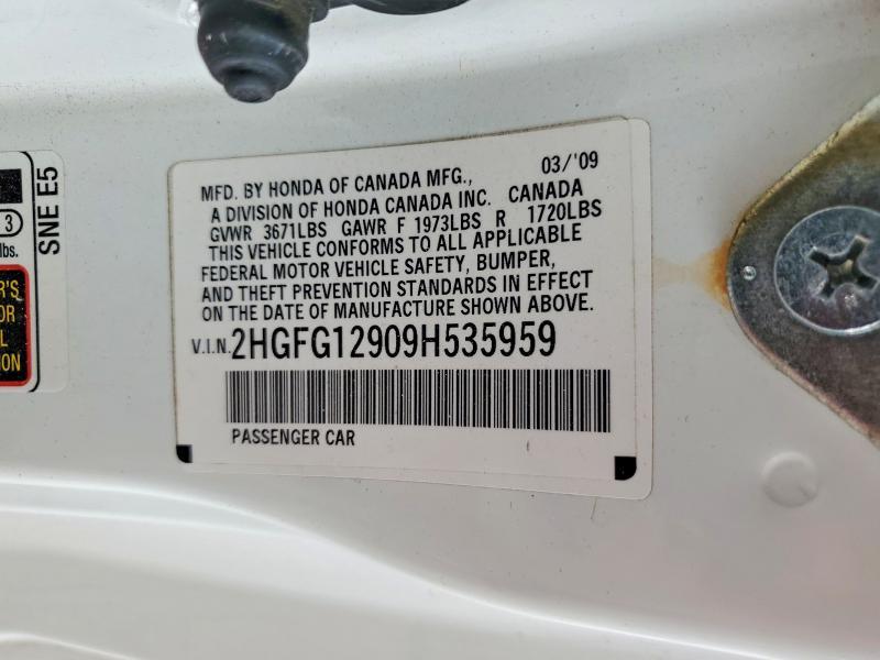 2009 Honda Civic exl