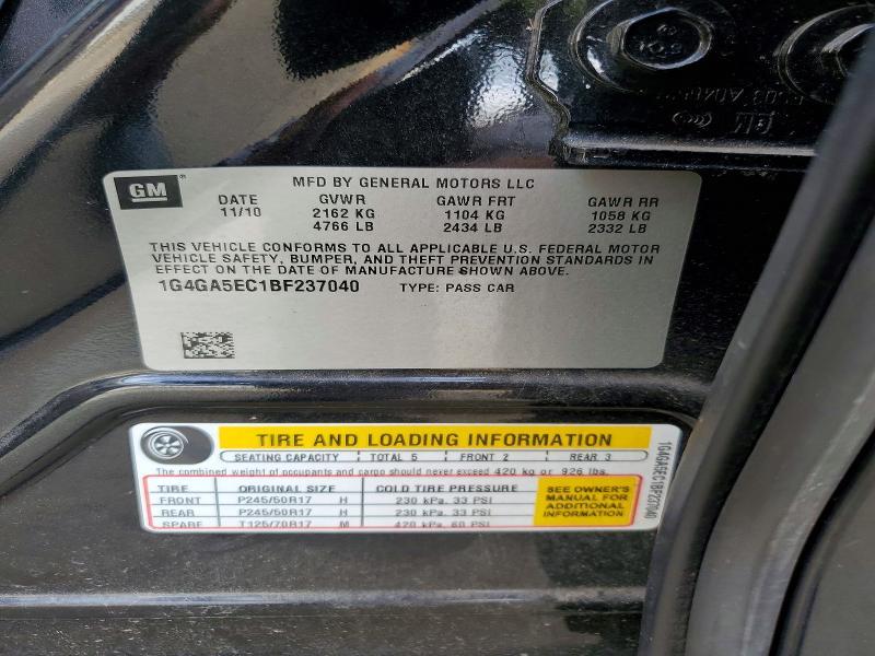 2011 Buick Lacrosse cx