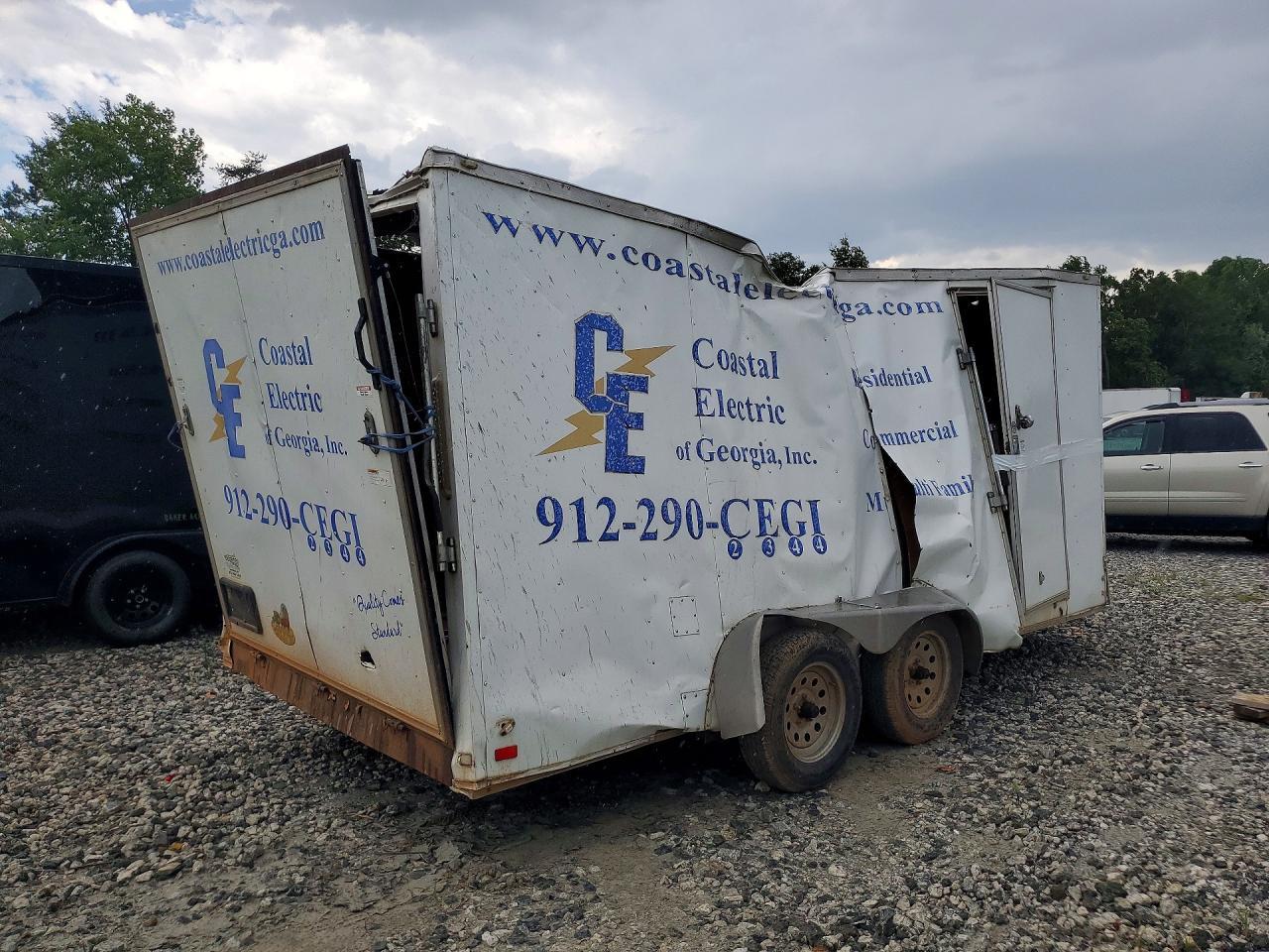 2016 Covered Wagon CW7X16TA2 Enclosed Cargo Trailer