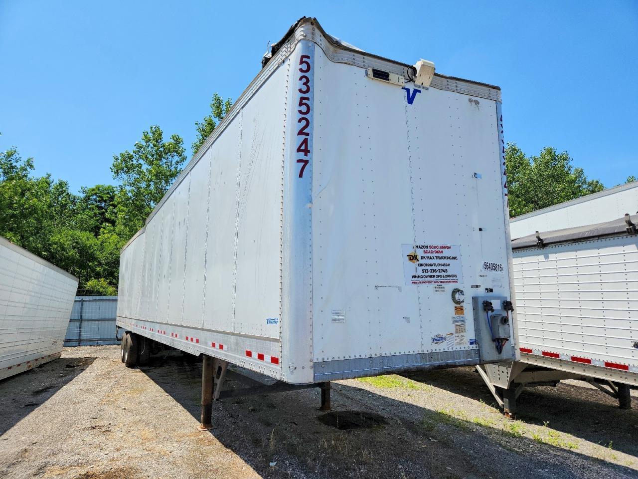 2025 Vanguard VXP 53 DRY Van Trailer