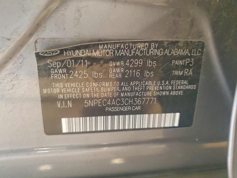 2012 Hyundai Sonata se