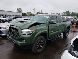 Salvage trucks for sale at New Britain, CT auction: 2022 Toyota Tacoma TRD Sport