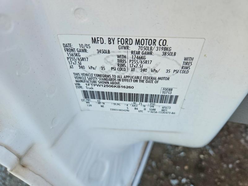 2006 Ford F150 Supercrew