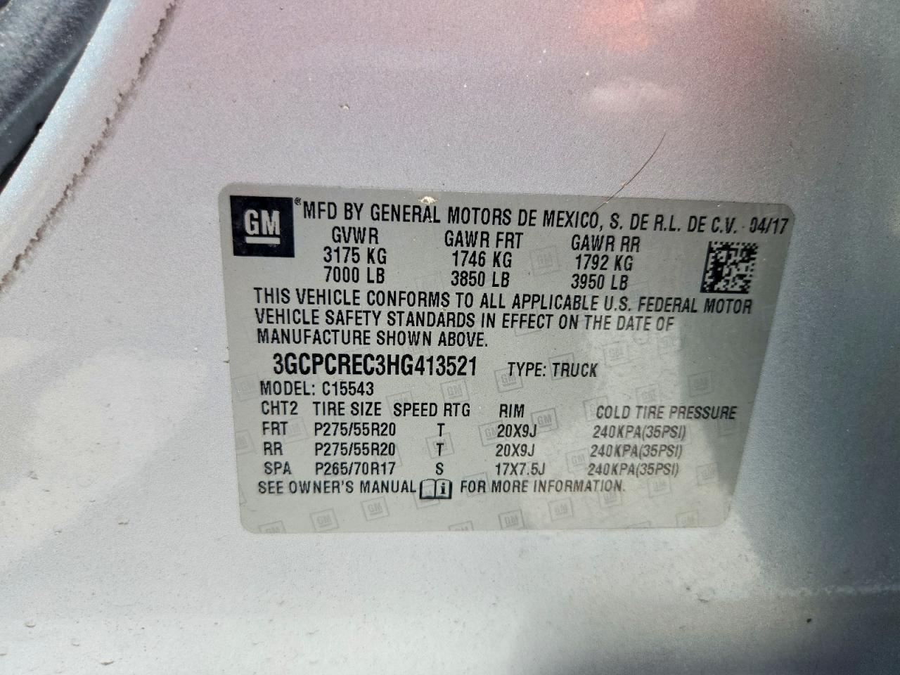 2017 Chevrolet Silverado C1500 LT