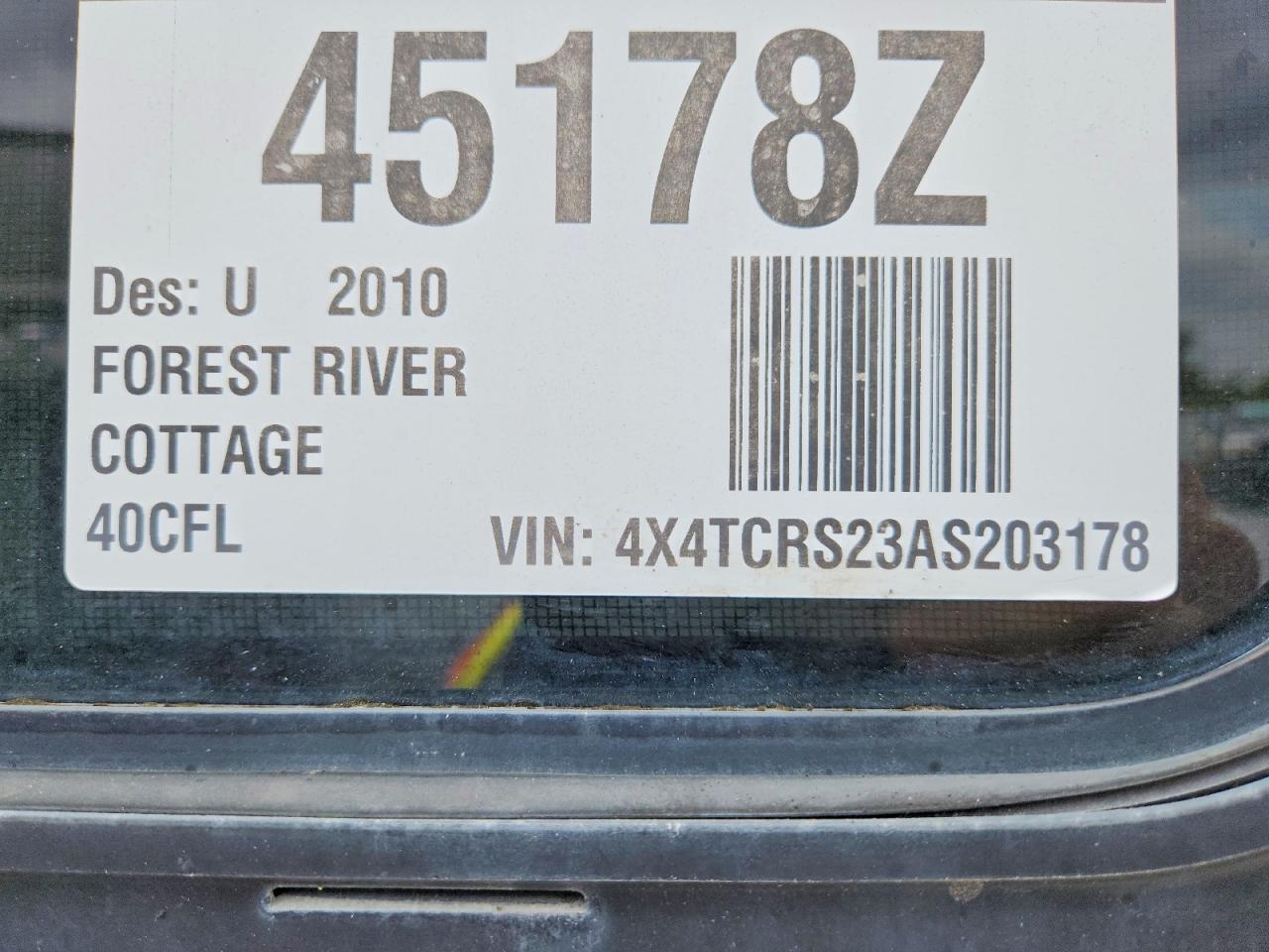 2010 Forest River Cedar Creek Camper