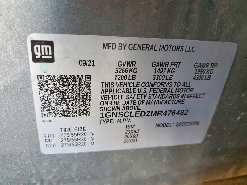 2021 Chevrolet Tahoe C1500