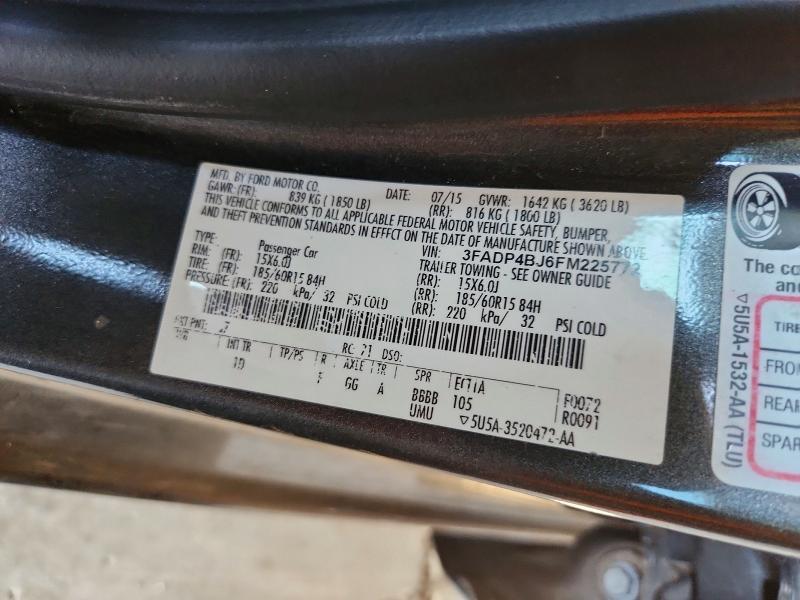 2015 Ford Fiesta se