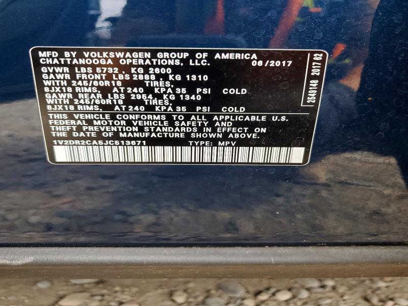 2018 Volkswagen Atlas se