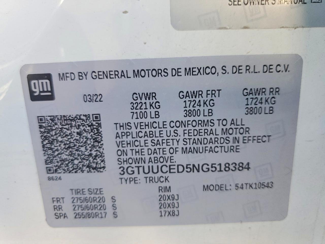 2022 GMC Sierra K1500 Elevation