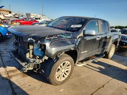 Salvage trucks for sale at Grand Prairie, TX auction: 2015 GMC Canyon SLT