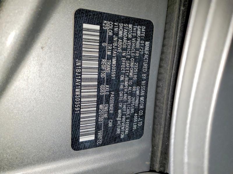 2021 Nissan Rogue Sport s