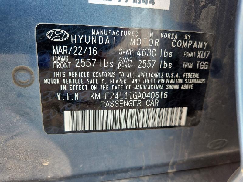2016 Hyundai Sonata Hybrid se
