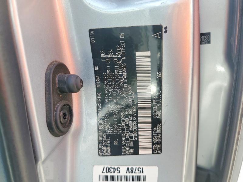 2014 Toyota Sienna le