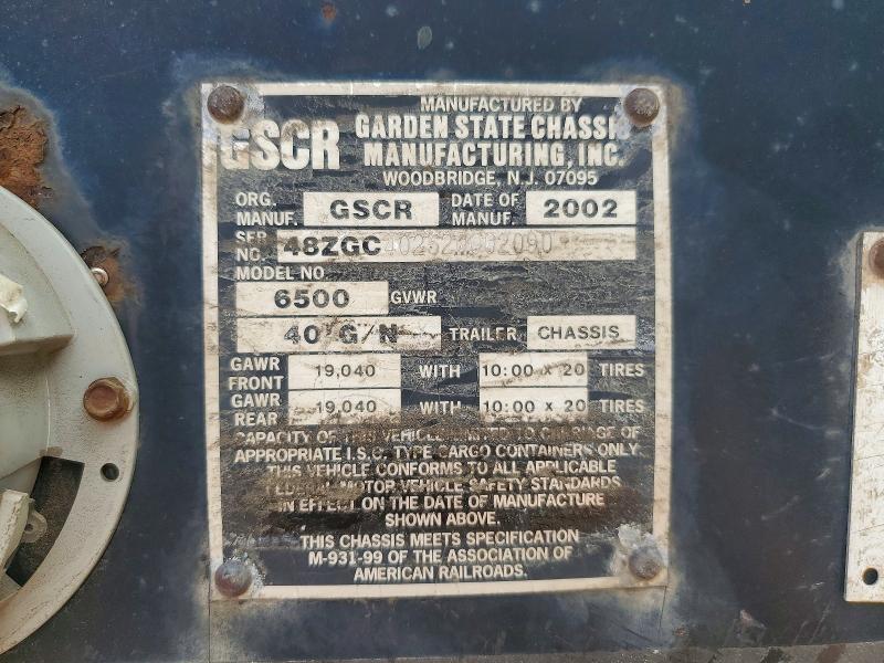 2002 Gitsham 2002 Garden State Chassis Remanufacturing 40 G/N R