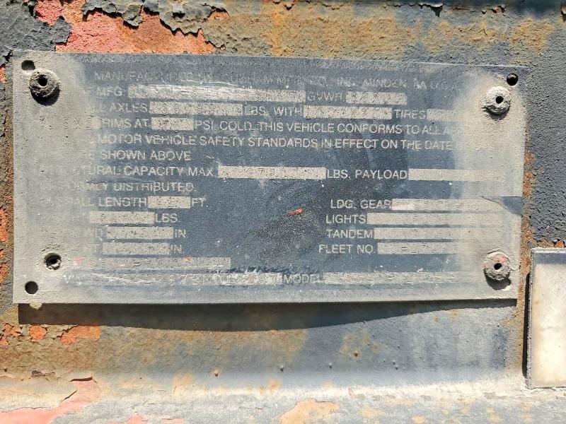 1984 Dunham 1984 ROLL-OFF Container Trailer