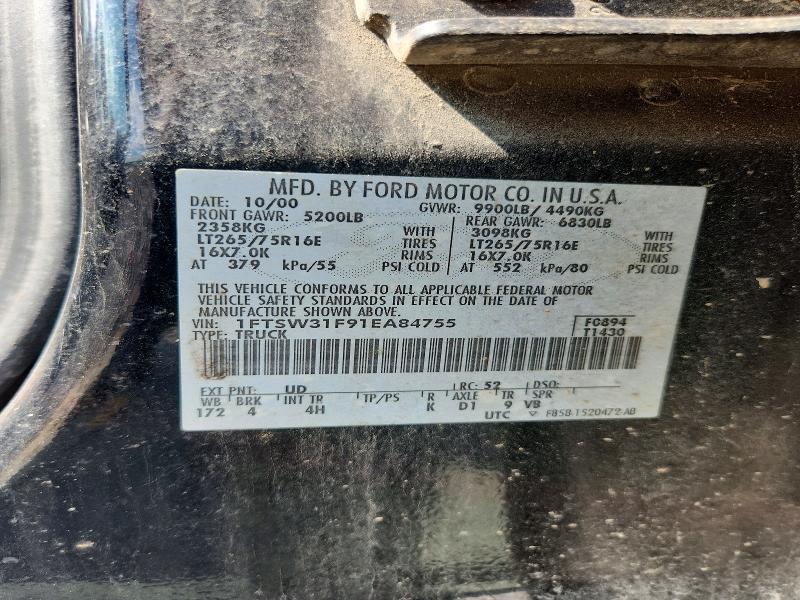 2001 Ford F350 SRW Super Duty