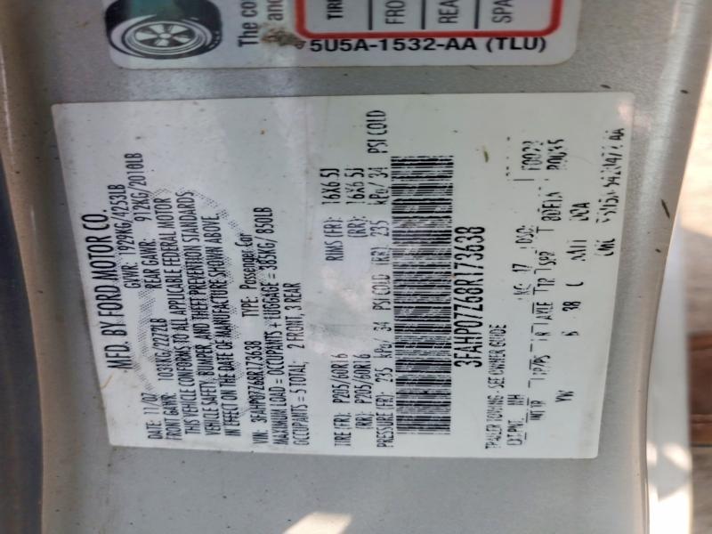 2008 Ford Fusion se