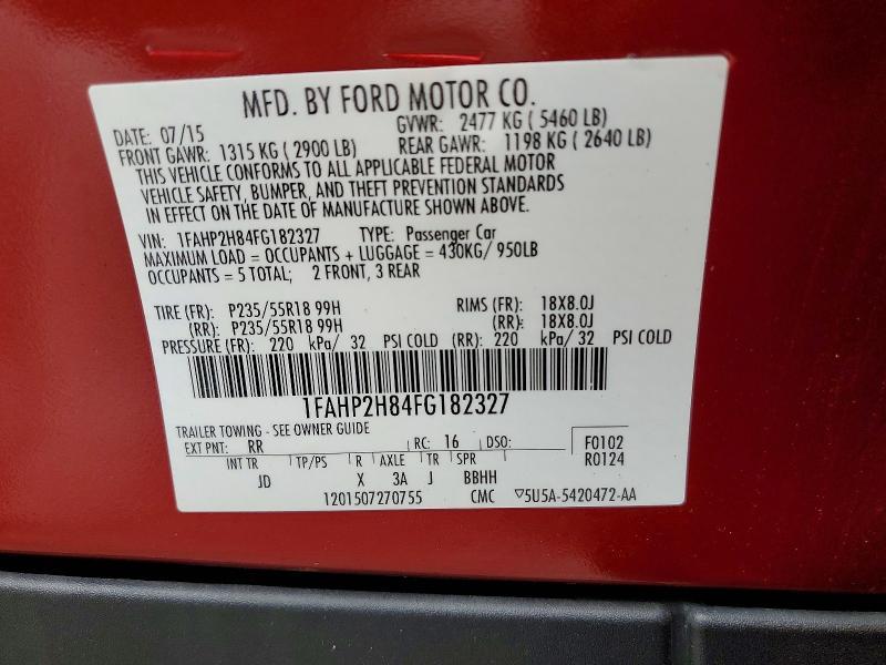 2015 Ford Taurus sel