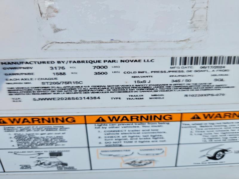 2025 Mirage R10220XPS-070 Enclosed Cargo Trailer