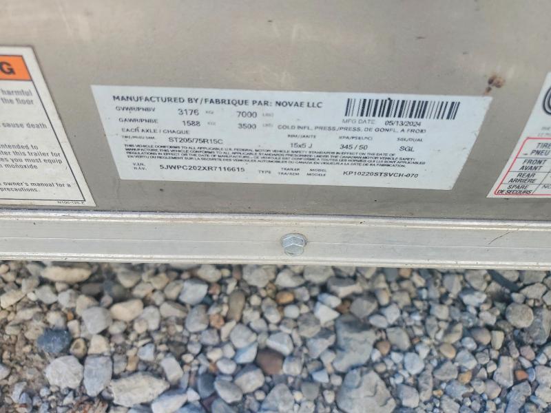 2024 Pace America 2024 Pace KP10220STSVCH-070 Enclosed Cargo Trailer