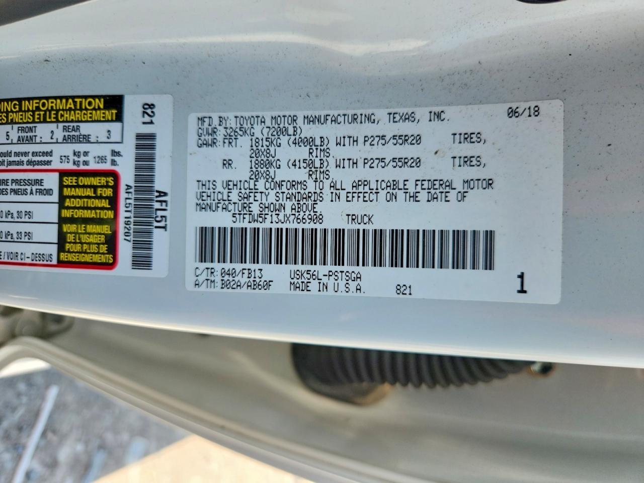 2018 Toyota Tundra Crewmax SR5