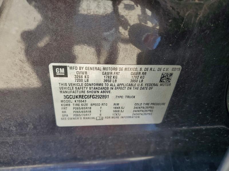 2015 Chevrolet Silverado K1500 LT