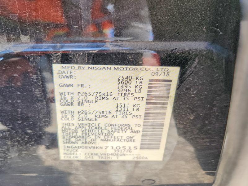 2019 Nissan Frontier PRO-4X