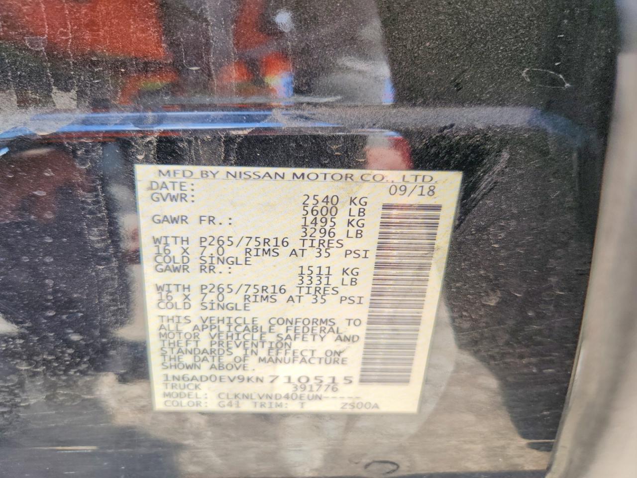 2019 Nissan Frontier PRO-4X