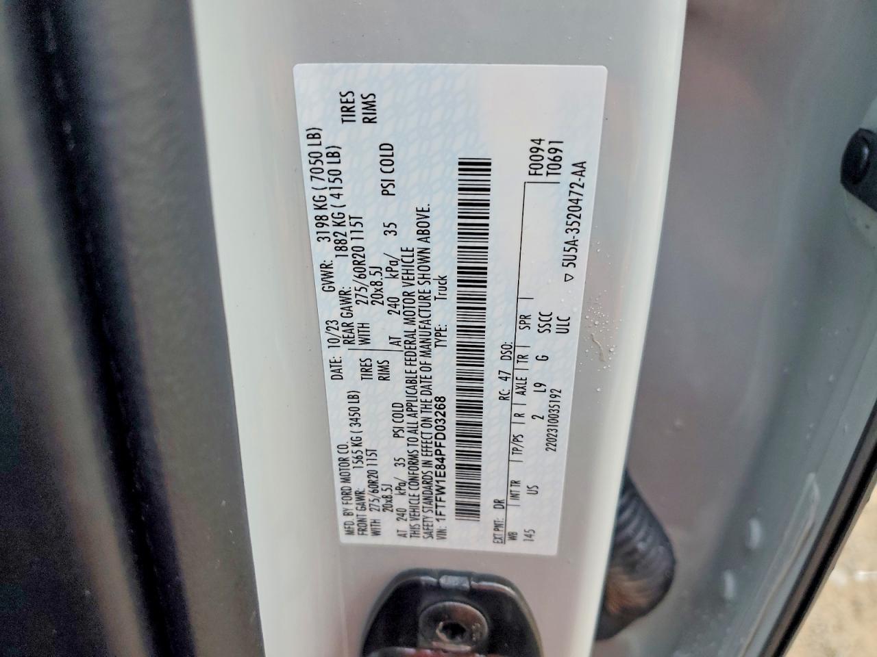 2023 Ford F150 Supercrew