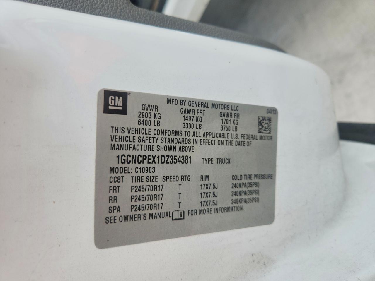 2013 Chevrolet Silverado C1500