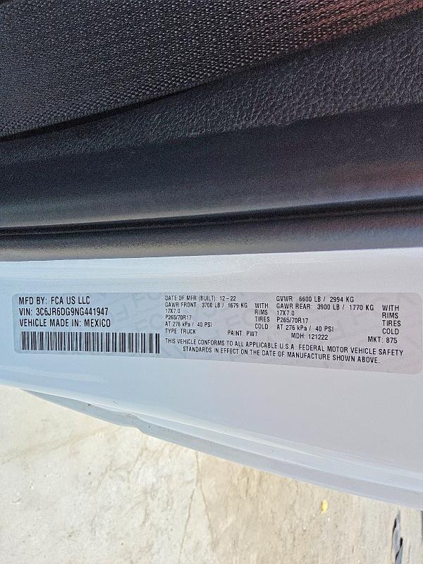 2022 Dodge RAM 1500 Classic Tradesman