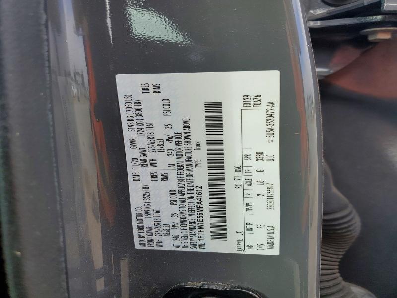 2021 Ford F150 Supercrew