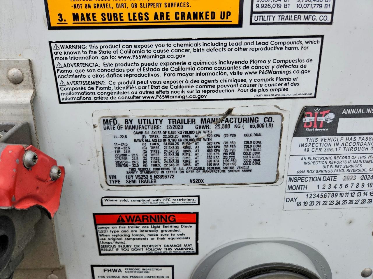 2022 Utility Trailer DRY Van