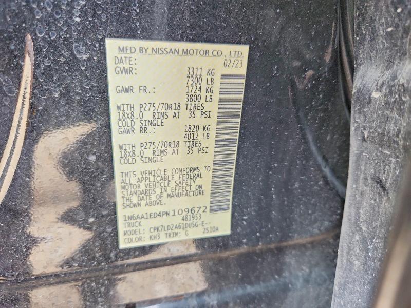 2023 Nissan Titan SV/SL/PRO-4X/PLATINUM Reserve