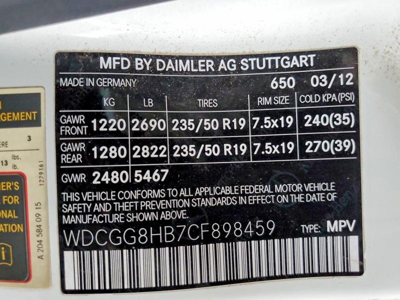 2012 Mercedes-Benz Glk 350 4matic