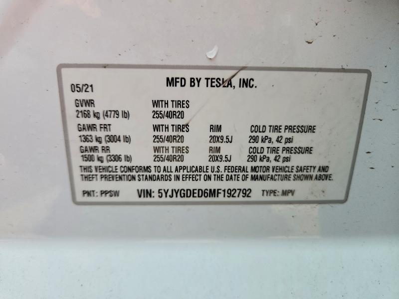 2021 Tesla Model y