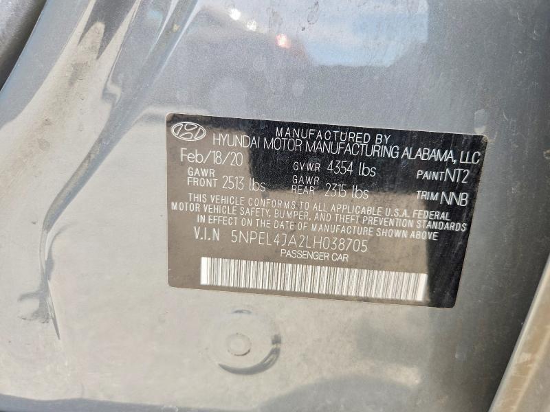 2020 Hyundai Sonata sel