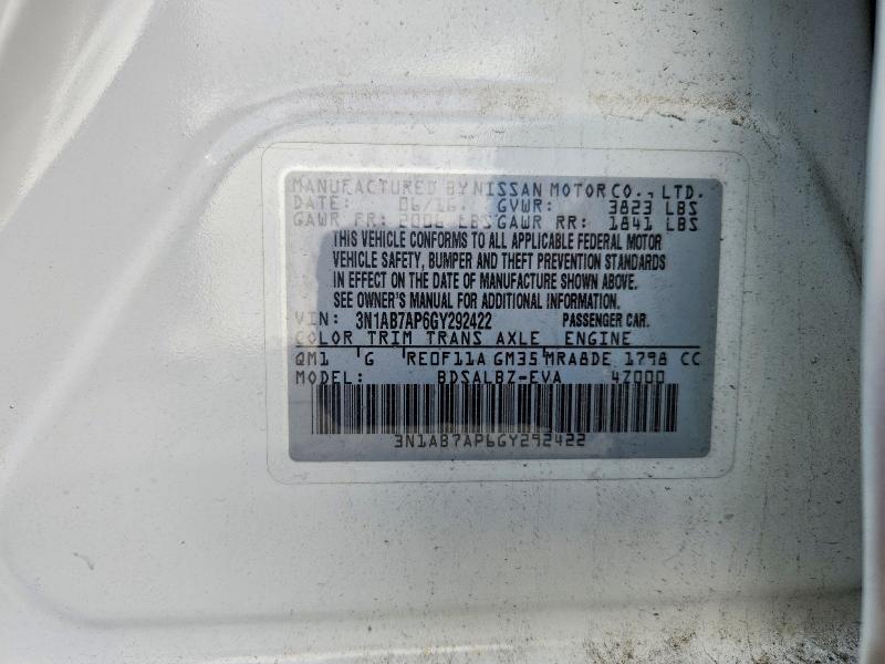 2016 Nissan Sentra s