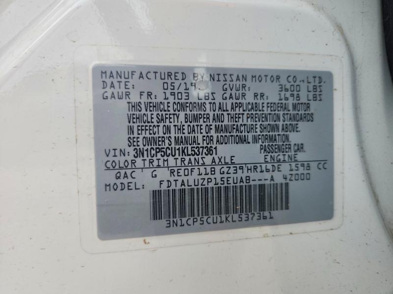 2019 Nissan Kicks sr