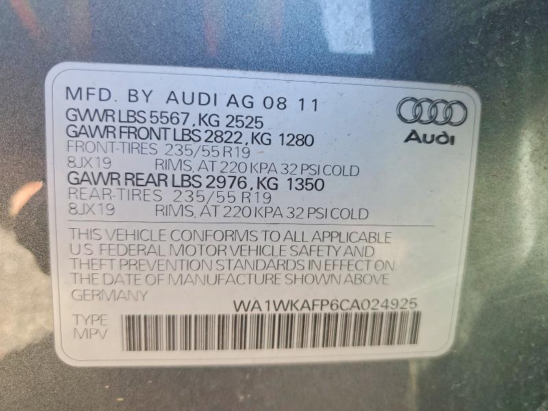 2012 Audi Q5 Prestige