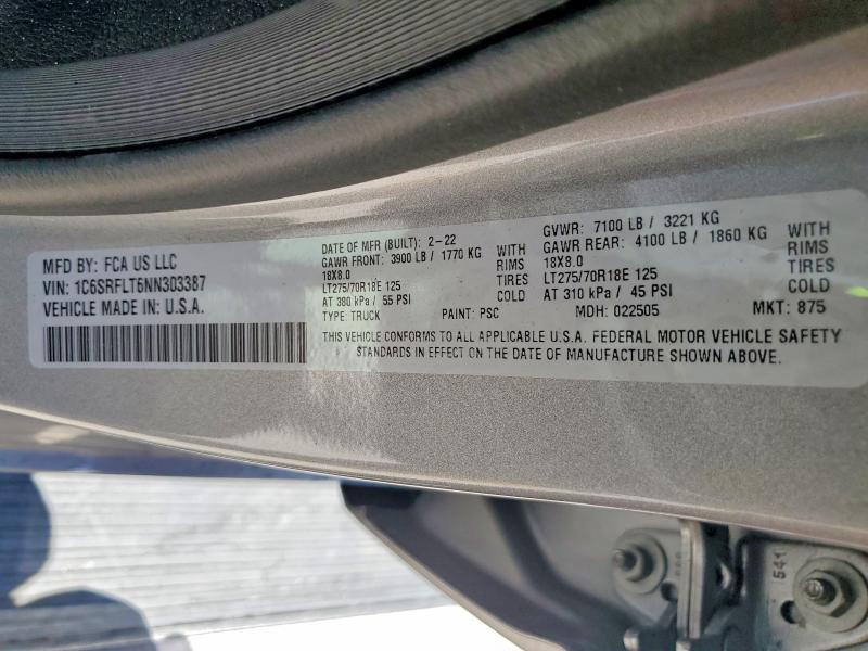 2022 Dodge RAM 1500 Rebel
