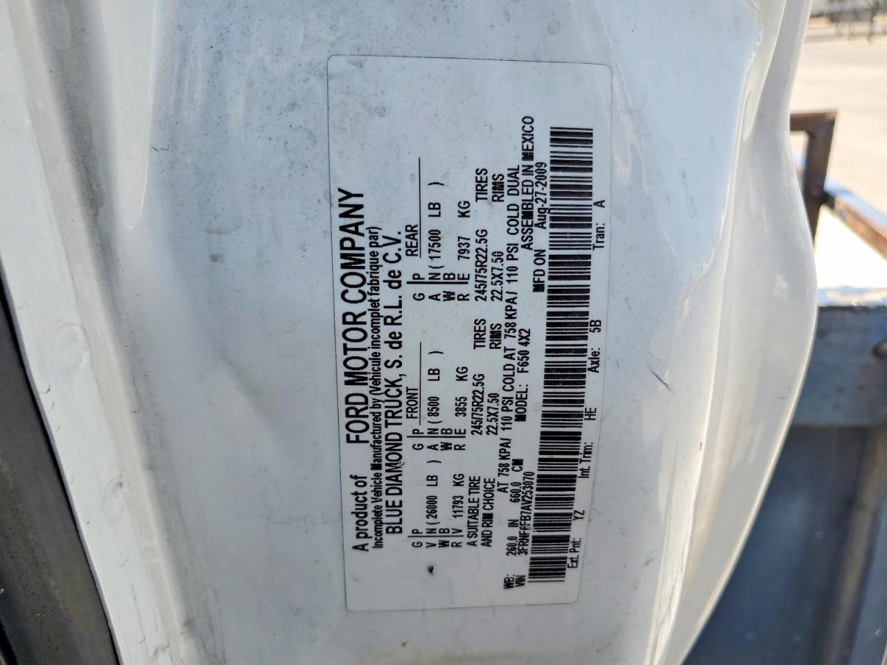 2010 Ford F650 Super Duty