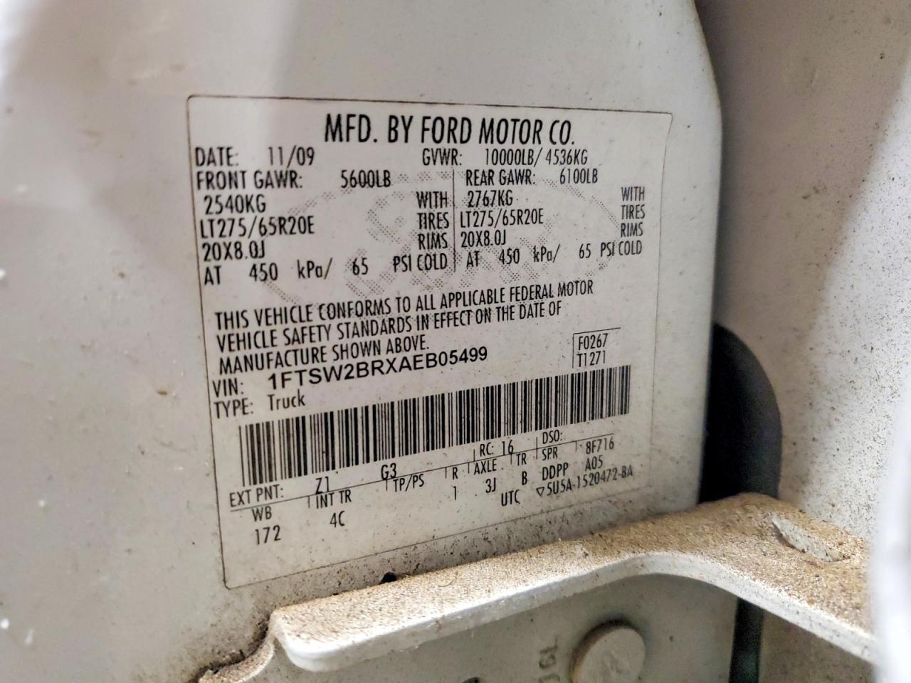 2010 Ford F250 Super Duty